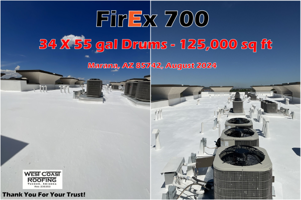 Fire Retardant Coating/highly reflective - Paint In Bulk - Class A Rated - FirEx 700 - 55 gal Drum - Image 5