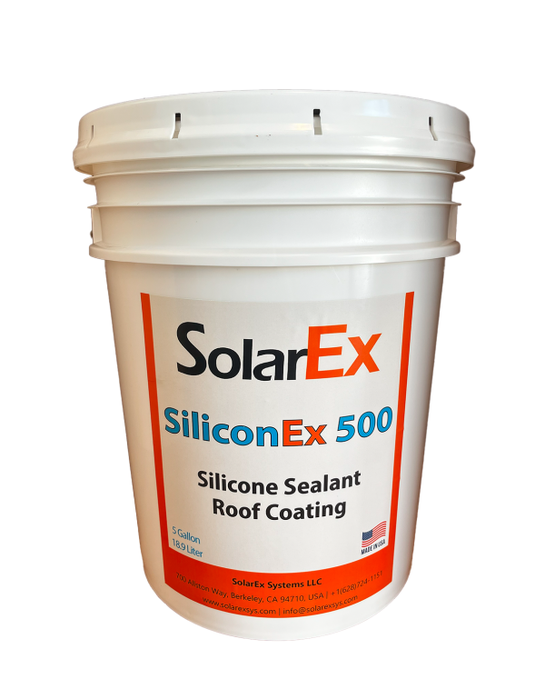 Silicone Roof Coating In Bulk 210 Liters - SiliconEx 500 - Silicone 96% - 210 Liters (55 gal) Drum - Image 2