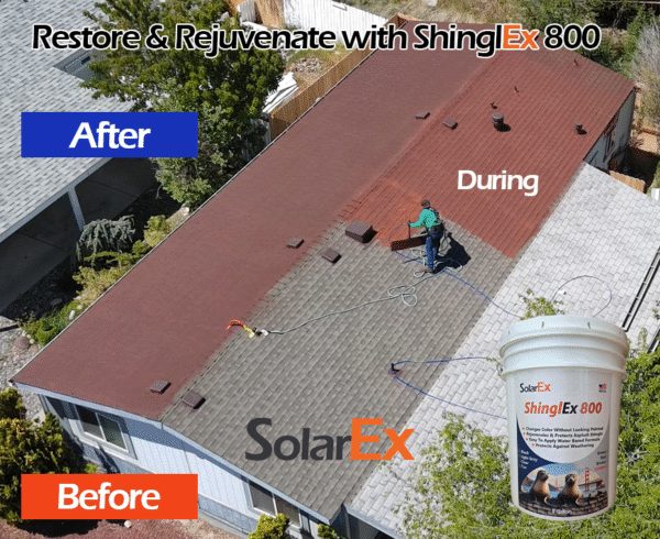 Shingle Sealer / Rejuvenator in Bulk- 55 gal Drum - ShinglEx 800 - Free Shipping in United States - Just $0.30-$0.60 / sq. ft. - Image 2