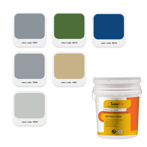 Epoxy Floor Paint 18 Liters Kit - FloorEx 110 - Heavy Duty 2-Part Epoxy Coating - Image 3