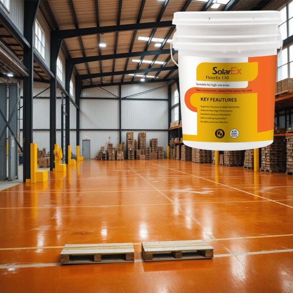 Epoxy Floor Paint In Bulk - FloorEx 110 - Heavy Duty 2-Part Epoxy Coating - Whole Pallet 36 x 18 Liters Kit (4.75 Gal) - Image 5