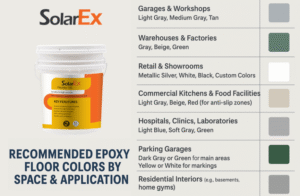 Epoxy Flooring-Recommended Colors