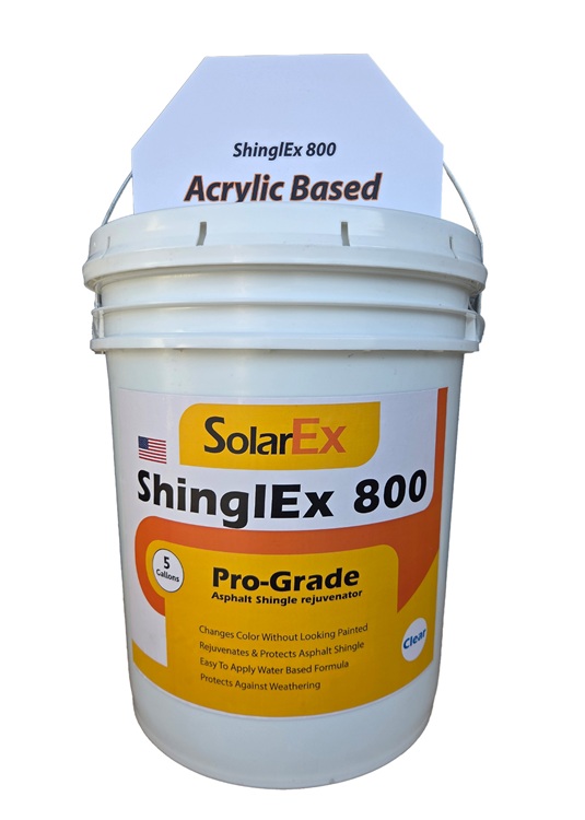 Acrylic Asphalt Shingle Sealer & Rejuvenator – 5 Gal Pail