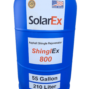 BULK ONLY: Acrylic (Not Oil-Based) Asphalt Shingle Roof Sealer & Rejuvenator – 55 Gal Drum, Available in Multiple Colors | ShinglEx 800