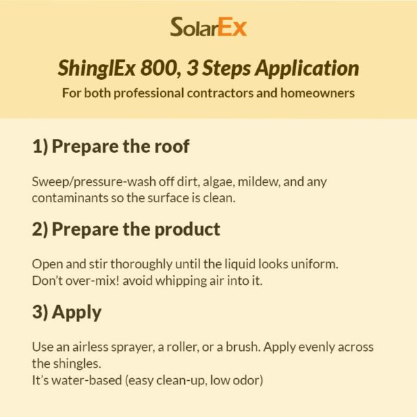 how to use shinglEx 800