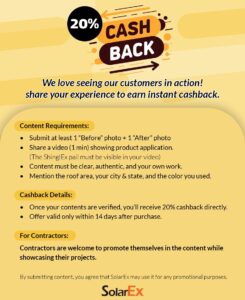 cashback offer for shinglEx