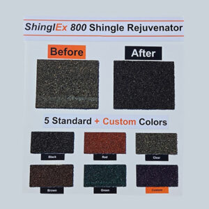Contractor Demo Board – ShinglEx 800 Color Samples & Before/After Display (16×20″)