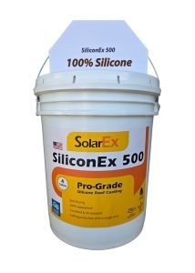 Silicone Roof Coating – 100% Silicone, 4 Gal Bucket, SiliconEx 500