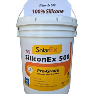 Silicone Roof Coating – 100% Silicone, 4 Gal Bucket, SiliconEx 500