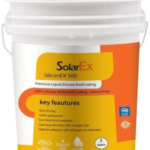 Silicone Roof Coating – 100% Silicone Professional Grade, 1 Gal | SiliconEx 500