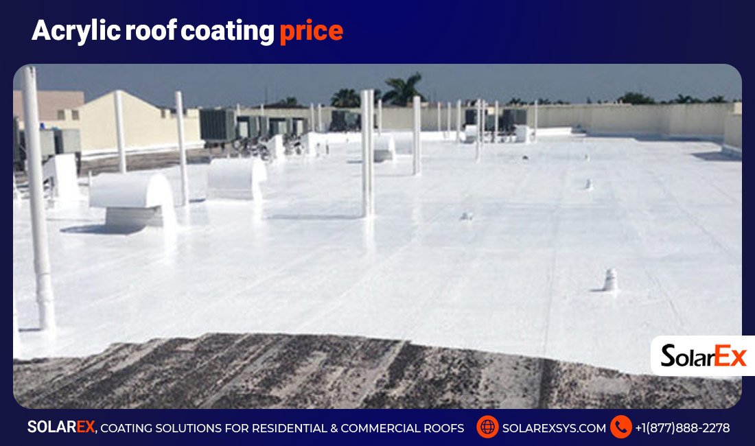 Acrylic roof coating price