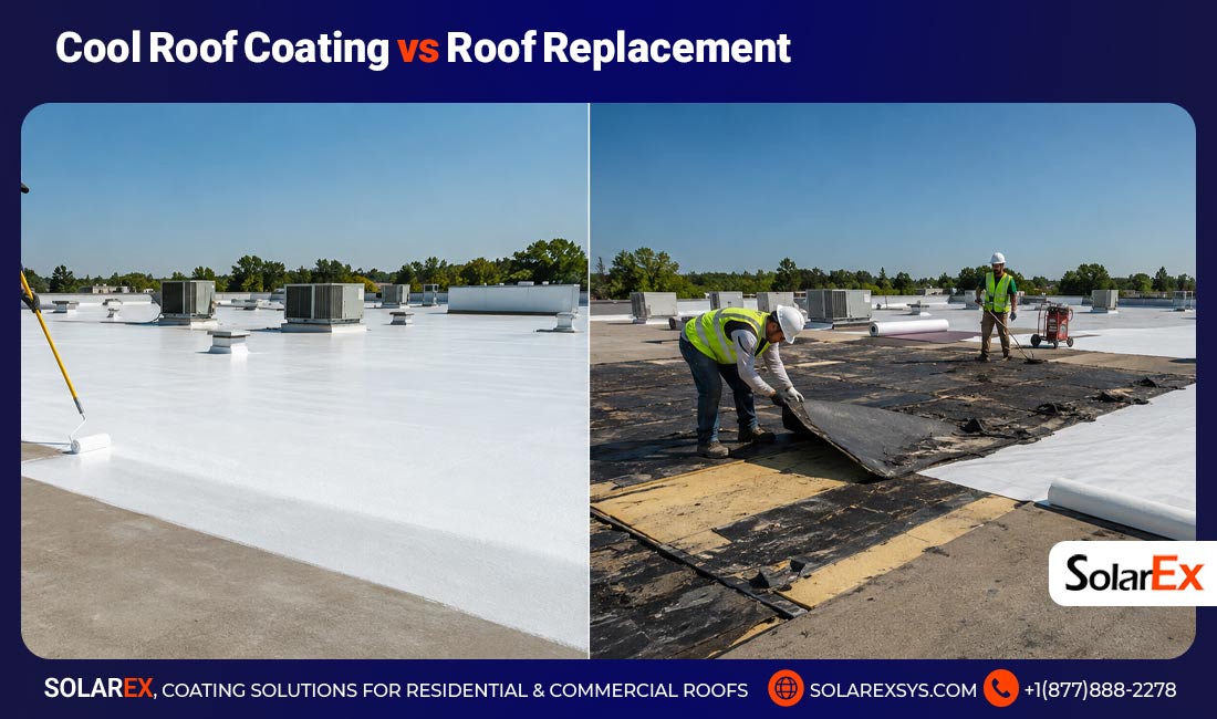 Cool Roof Coating vs Roof Replacement