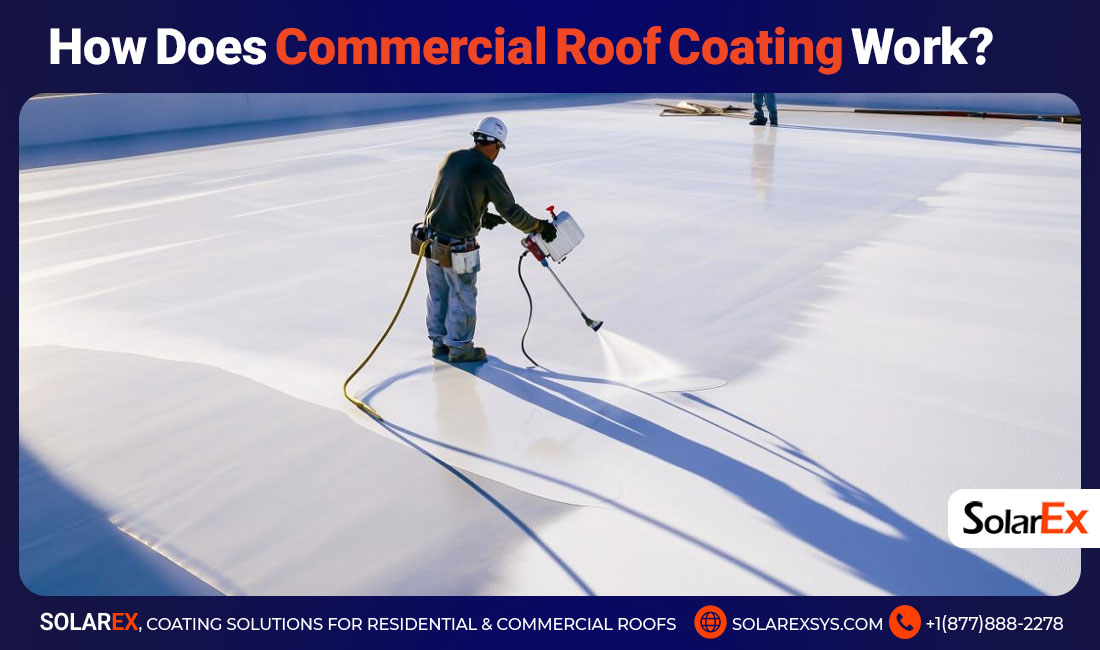 How Does Commercial Roof Coating Work?