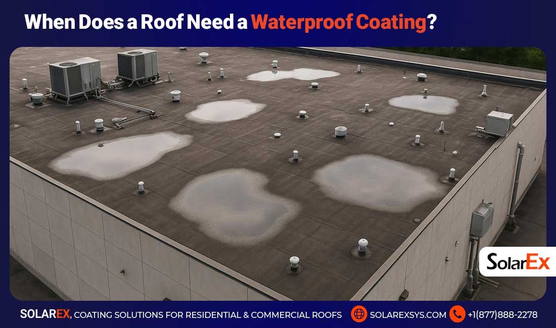 When Does a Roof Need a Waterproof Coating?
