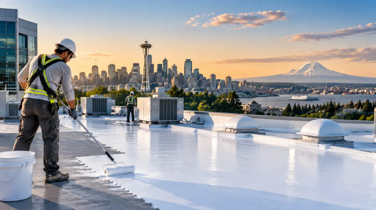 Commercial Roof Coating Washington