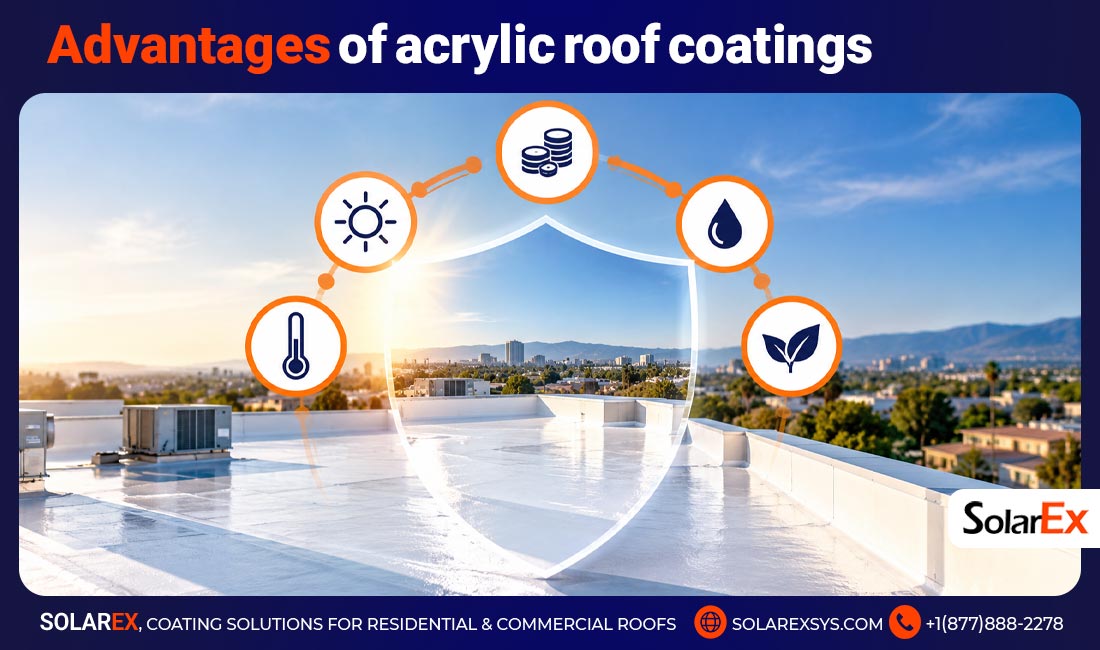 Advantages of acrylic roof coatings