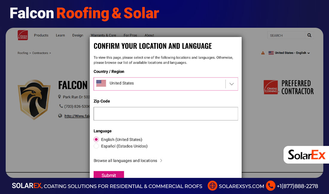 Falcon Roofing & Solar